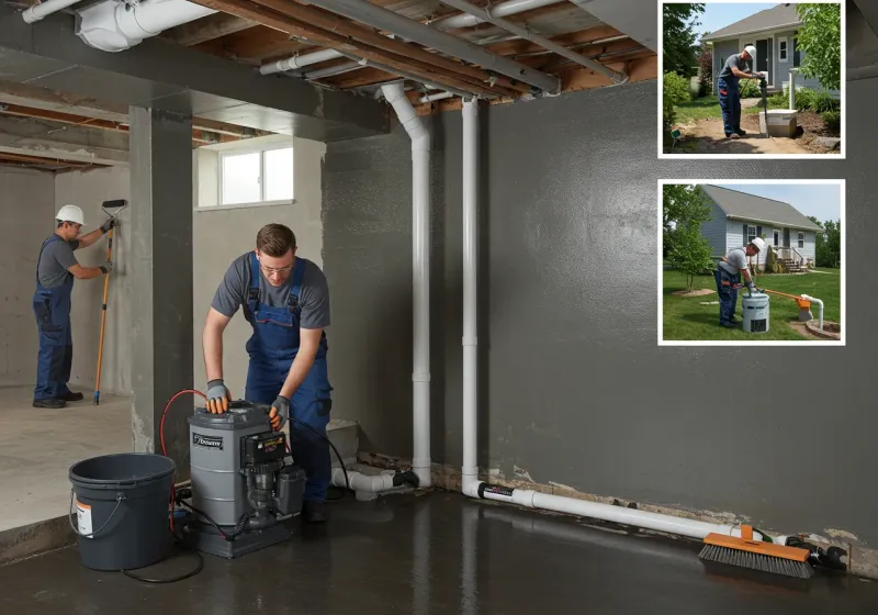 Basement Waterproofing and Flood Prevention process in George West, TX